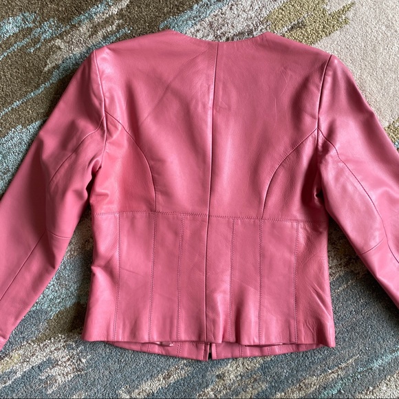 🌸Beautiful pink leather jacket from STYLE & co - Picture 4 of 11